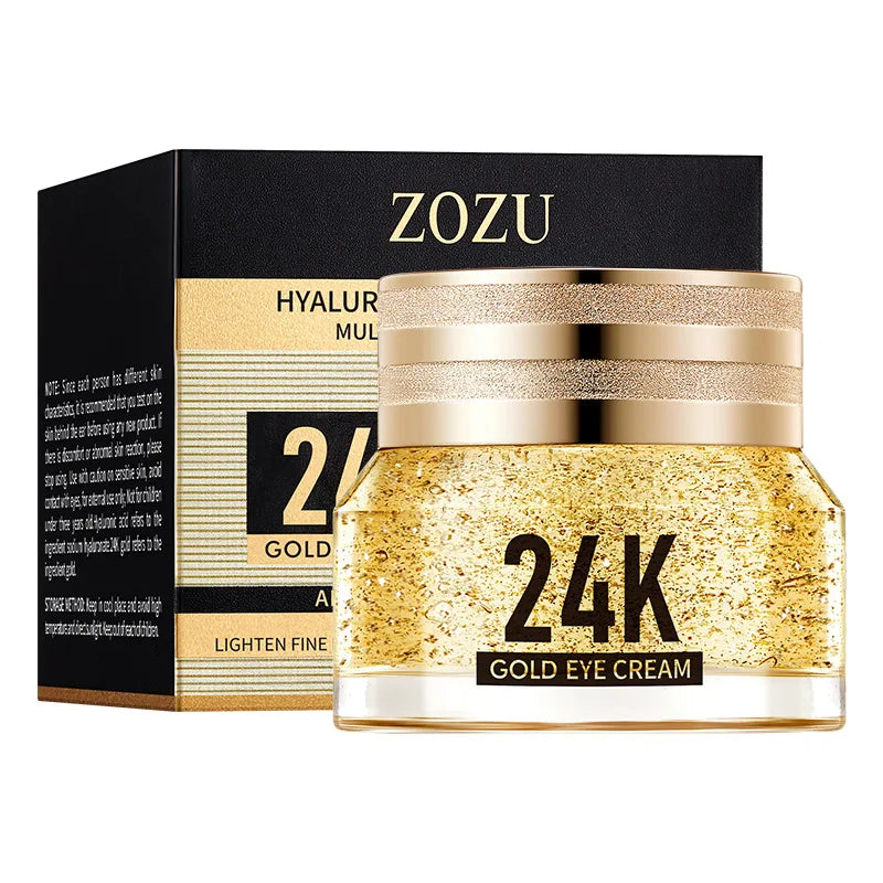 D24 Gold Creme de olhos com Ácido Hialurônico- Hidratação e Cuidado Intensivo