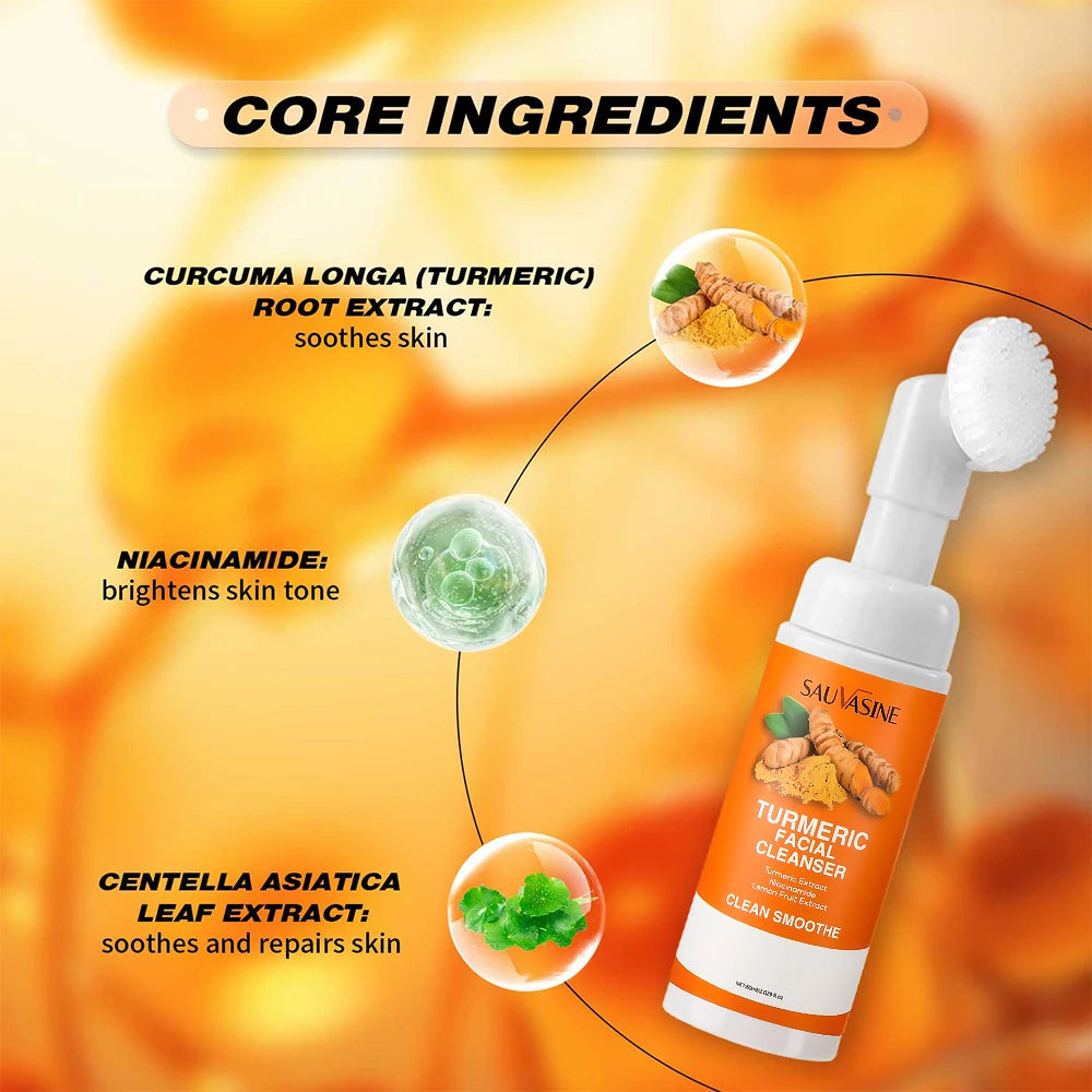 Limpador Facial de Cúrcuma Hidratante