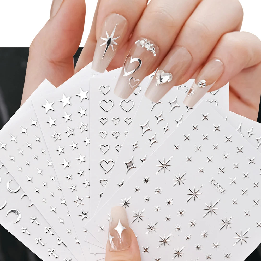 Adesivos Decorativos para Unhas- nail art fácil  elegante