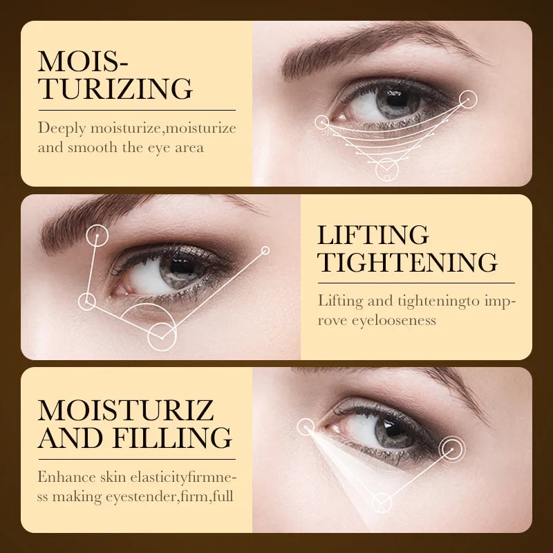 D24 Gold Creme de olhos com Ácido Hialurônico- Hidratação e Cuidado Intensivo