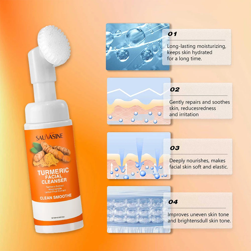 Limpador Facial de Cúrcuma Hidratante