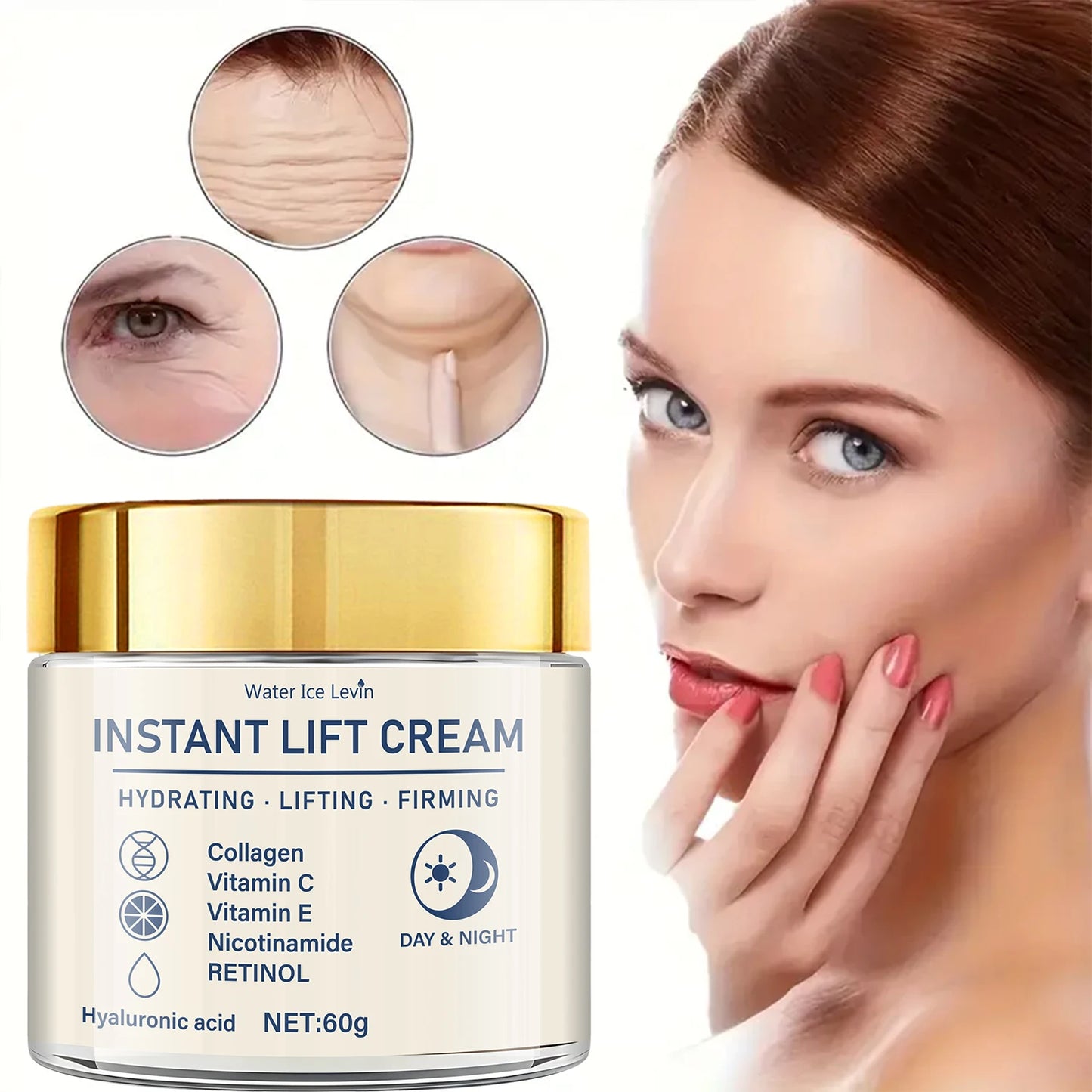 Creme Facial Firmador com Coláageno, Retinol e Ácido Hialurônico