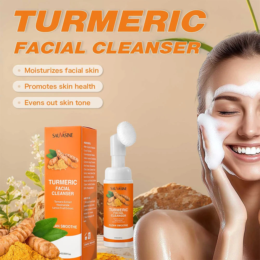 Limpador Facial de Cúrcuma Hidratante