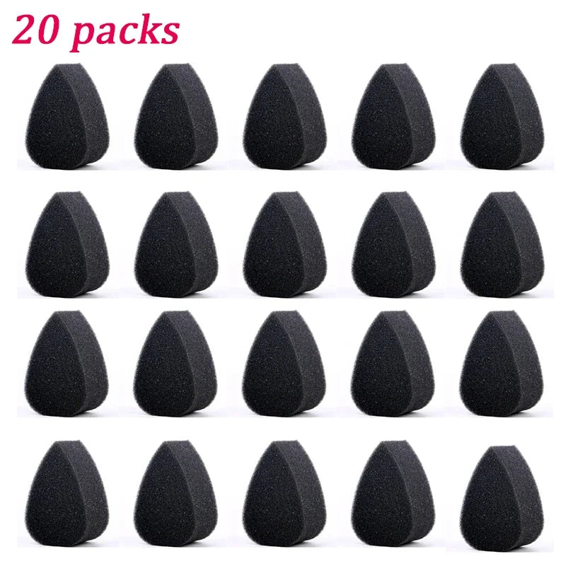 Esponja de Maquiagem Gota Ultra Macia – Kit com 20 Unidades para Base, Corretivo e Pó