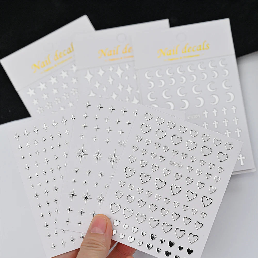 Adesivos Decorativos para Unhas- nail art fácil  elegante