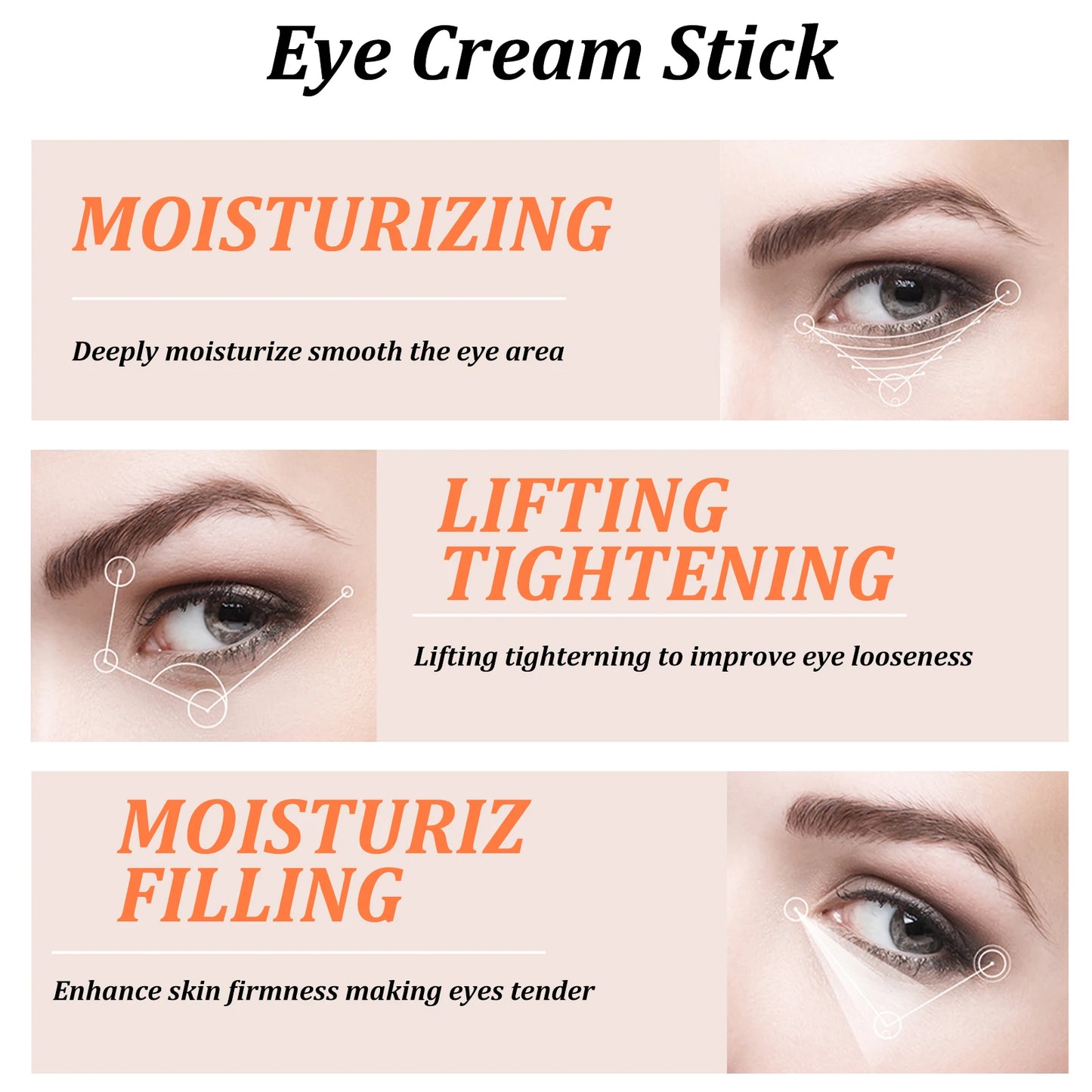 Creme para Área dos olhos hidratante e revitalizante