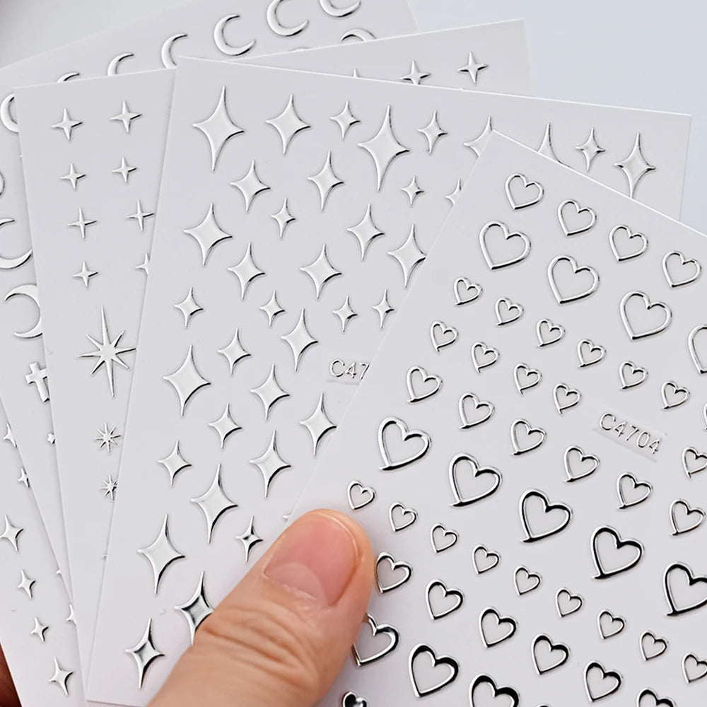 Adesivos Decorativos para Unhas- nail art fácil  elegante