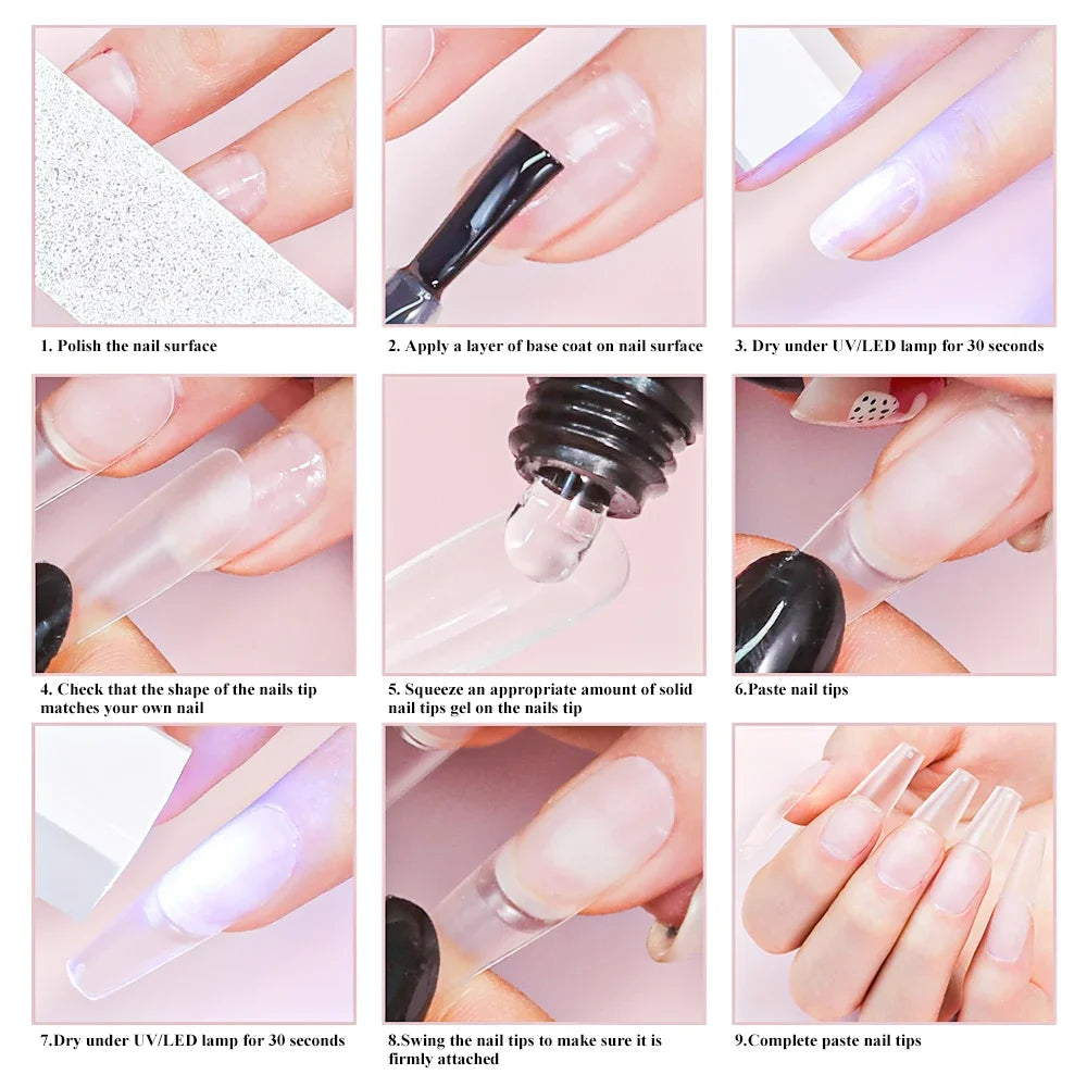 Cola Profissional para Unhas de Alta Fixação