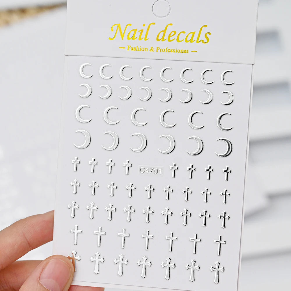Adesivos Decorativos para Unhas- nail art fácil  elegante