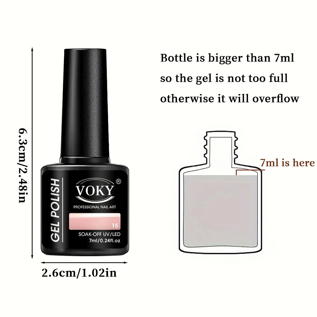 kit com 6 Esmaltes em gel UV/LED- cores modernas e longa Duraçao