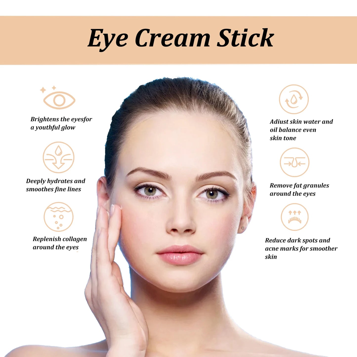 Creme para Área dos olhos hidratante e revitalizante