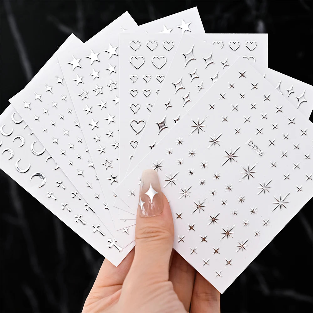 Adesivos Decorativos para Unhas- nail art fácil  elegante