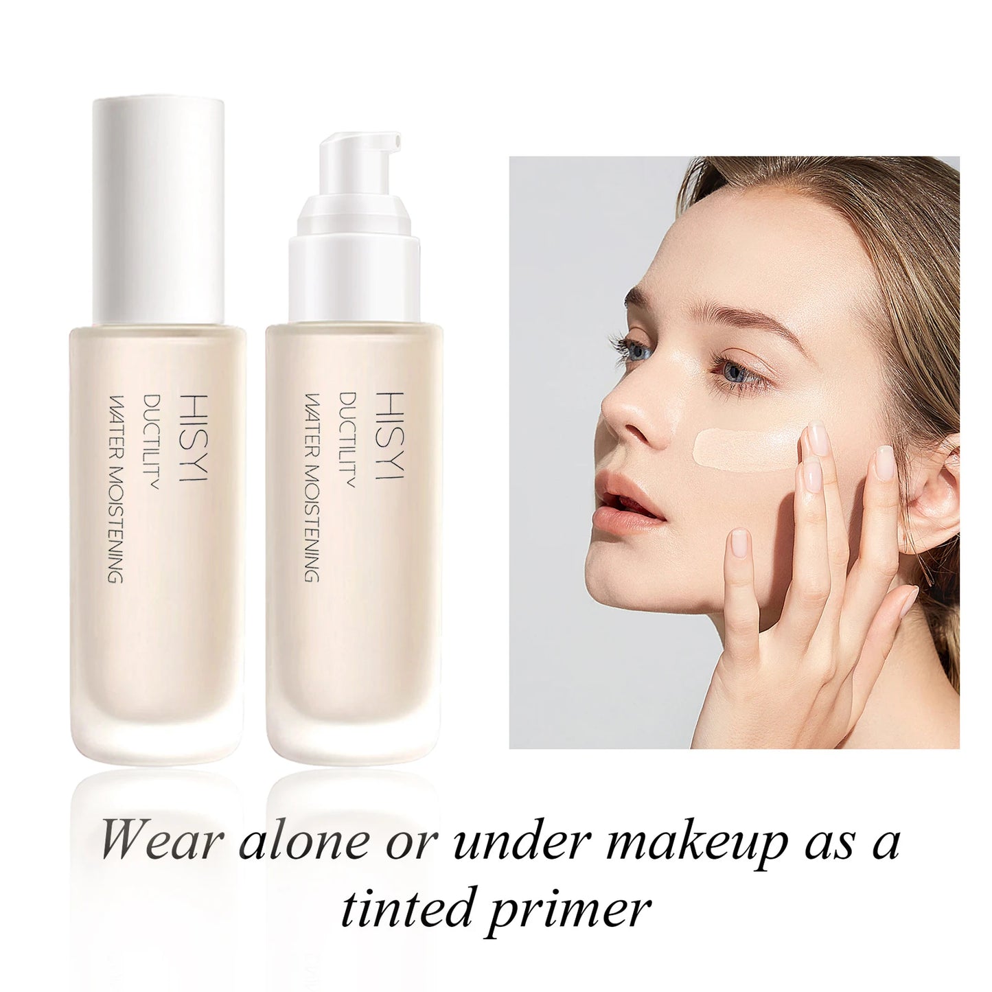 Primer Facial Tricolor HISYI – Hidrata, Uniformiza e Ilumina a Pele