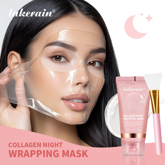 Máscara Facial de Colágeno Hidratante e Nutritiva